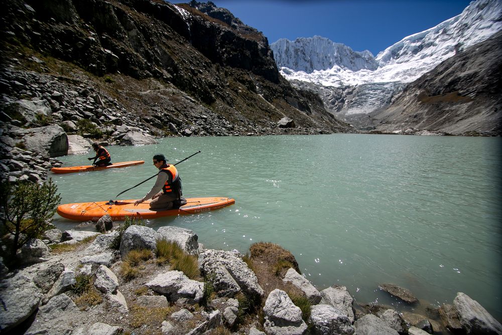 Paddle en laguna Llaca